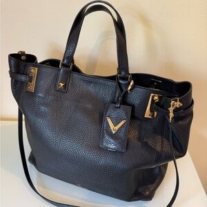 Valentino Garavani Black Rockstud Tote